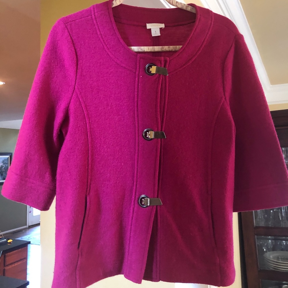 Hot pink Chico’s jacket